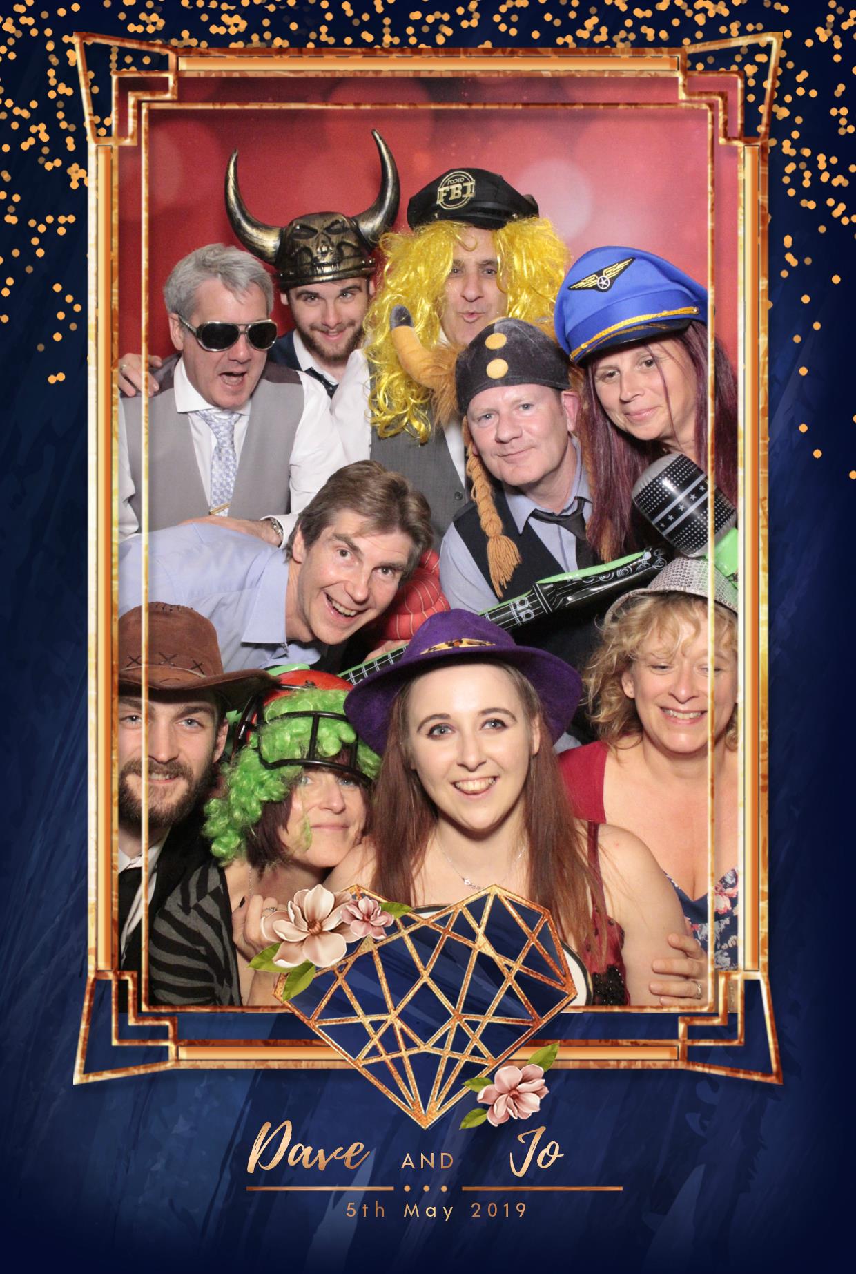 Dave and Jo's Wedding | View more photos from the event at gallery.myphotoboothexperience.co.uk/u/MyPhotoBoothExperienceLtd/Dave-and-Jos-Wedding